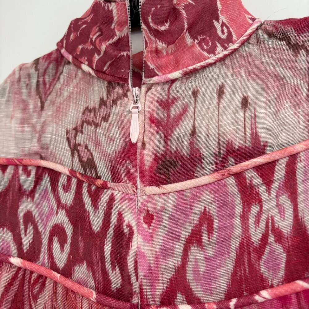 Zimmermann Alchemy Pink Paisley Mini Dress Runway - Picture 8 of 10